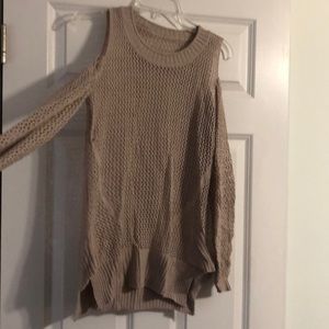 Off the shoulder sweater